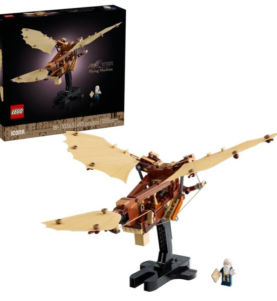 Конструктор LEGO Icons Літальний апарат Леонардо да Вінчі (10363)