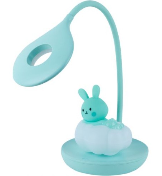 Настільна лампа LED з акумулятором Cloudy Bunny, зелений