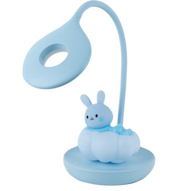 Настільна лампа LED з акумулятором Cloudy Bunny, блакитний