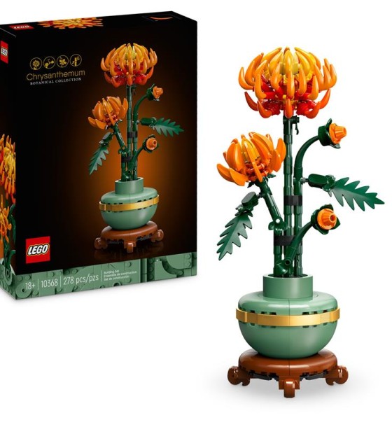 Конструктор LEGO Icons Хризантема 278 деталей (10368)