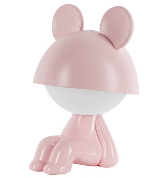 Світильник-нічник LED з акумулятором Cute Mouse, рожевий