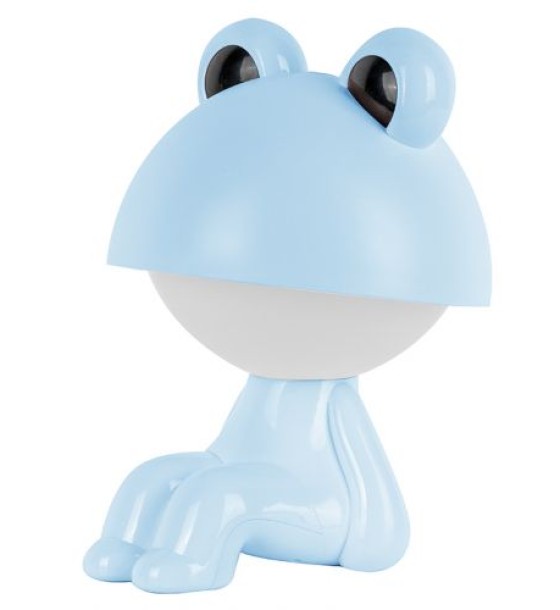 Світильник-нічник LED з акумулят. Cute Froggy, блакитний