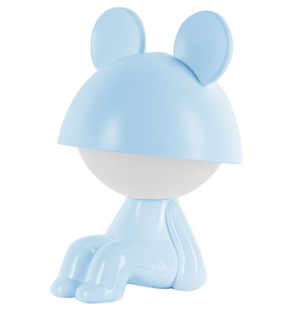 Світильник-нічник LED з акумулятором Cute Mouse, блакитний