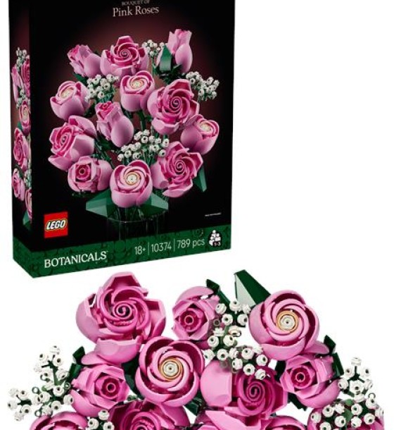 Конструктор LEGO Botanicals Букет рожевих троянд (10374)
