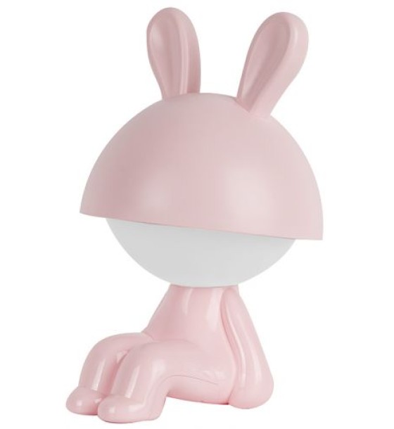 Світильник-нічник LED з акумулятором Cute Bunny, рожевий