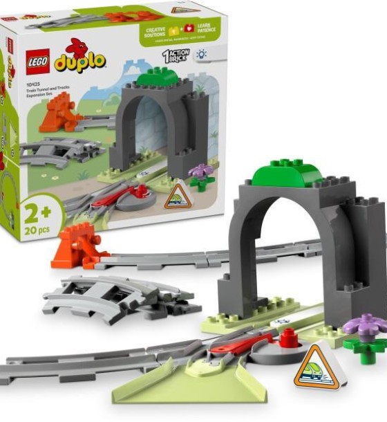 Конструктор LEGO DUPLO Town Додатковий набір. Залізничний тунель і колії (10425)