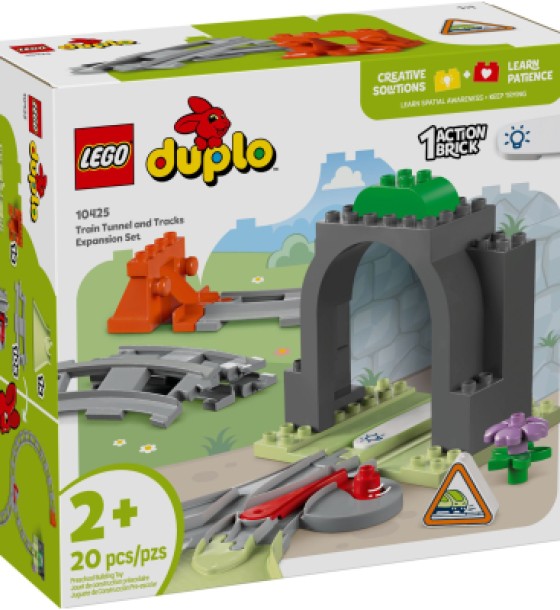 Конструктор LEGO DUPLO Town Додатковий набір. Залізничний тунель і колії (10425)
