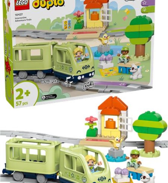 Конструктор LEGO DUPLO Town Інтерактивний пригодницький потяг (10427)