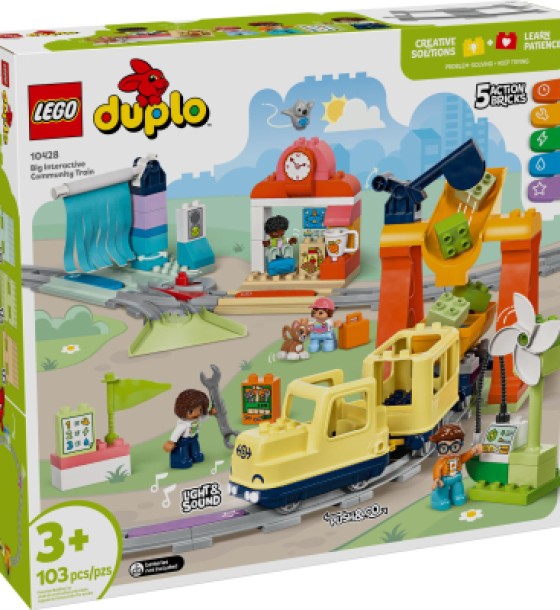 Конструктор LEGO DUPLO Town Великий інтерактивний громадський потяг (10428-)