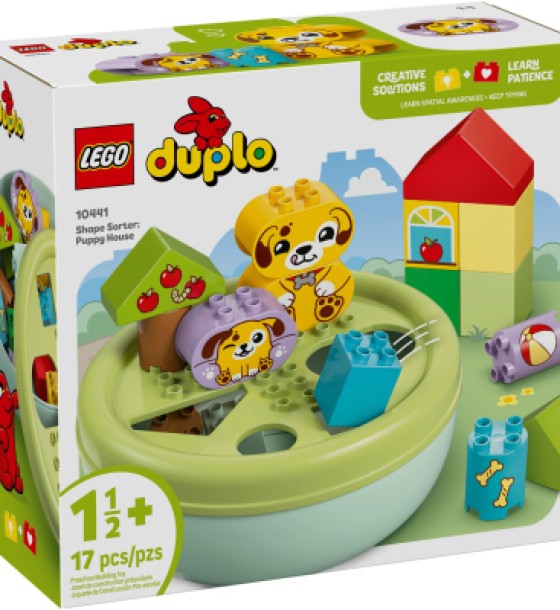 Конструктор LEGO DUPLO My First Сортувальник фігур: будинок для цуценят (10441)