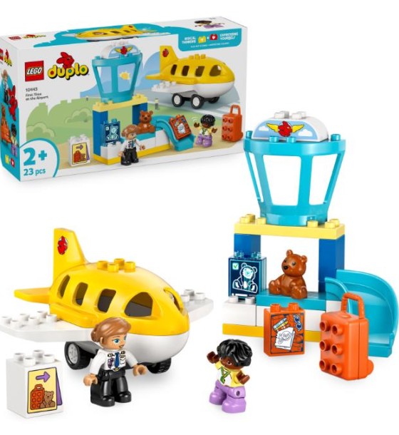 Конструктор LEGO DUPLO Вперше в аеропорту (10443-)