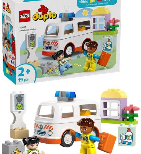 Конструктор LEGO DUPLO Town Швидка допомога та водій (10447)