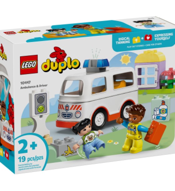 Конструктор LEGO DUPLO Town Швидка допомога та водій (10447)