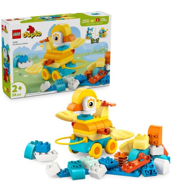 Конструктор LEGO DUPLO Тварини на колесах 3 в 1 (10448-)