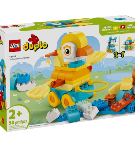 Конструктор LEGO DUPLO Тварини на колесах 3 в 1 (10448-)