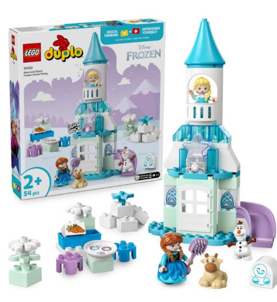 Конструктор LEGO DUPLO Disney Вечірка в крижаному палаці Ельзи та Анни (10455)