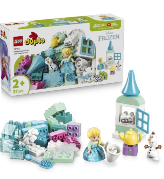 Конструктор LEGO DUPLO Коробка для творчого конструювання «Крижане серце» з Ельзою й Олафом (10462)