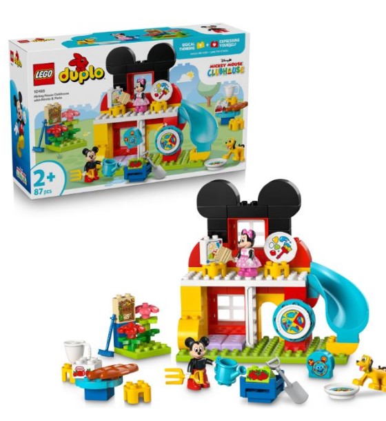 Конструктор LEGO DUPLO Disney Міккі Маус: Клубний будинок з Мінні та Плуто (10465)