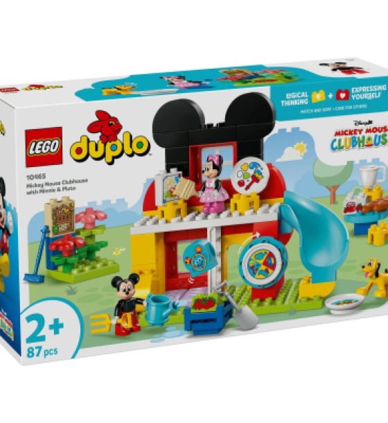 Конструктор LEGO DUPLO Disney Міккі Маус: Клубний будинок з Мінні та Плуто (10465)