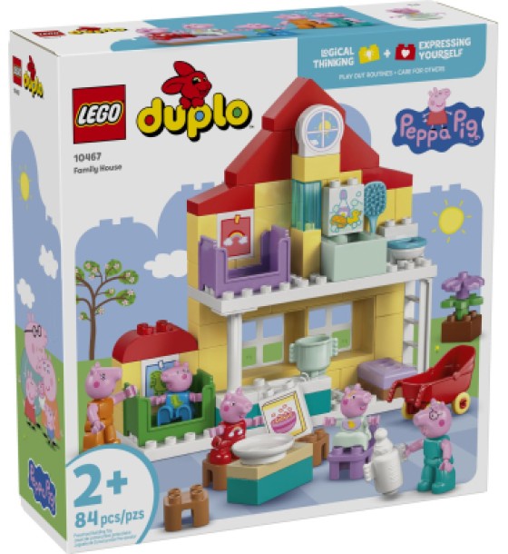 Конструктор LEGO DUPLO Peppa Pig Сімейний будинок (10467)