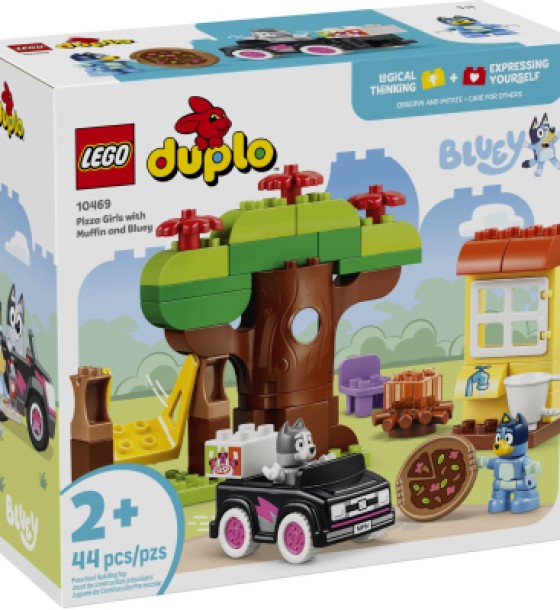 Конструктор LEGO DUPLO «Піцерія» з Мафіном та Блуї (10469)