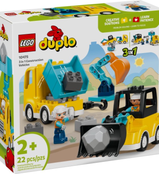 Конструктор LEGO DUPLO Town 3-в-1 Будівельна техніка (10475)