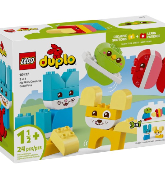 Конструктор LEGO DUPLO My First Чарівні творчі домашні улюбленці 3 в 1 (10477-)