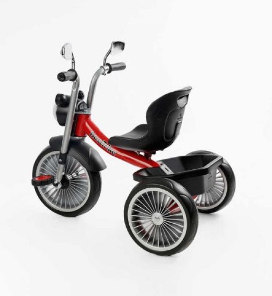 Велосипед 3-х колісний BS-69116 Best Trike колеса EVA переднє 10’’, заднє 8’’, сталева рама, УКР. ОЗВУЧУВАННЯ, кошик, в коробці