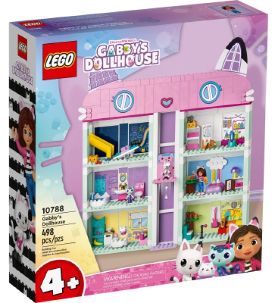 Конструктор LEGO Gabby's Dollhouse Ляльковий будиночок Ґаббі 498 деталей (10788)
