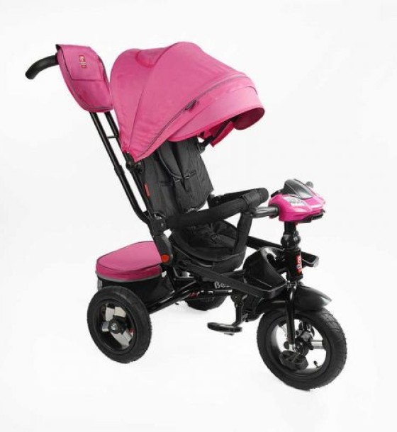 Велосипед 6088 F Best Trike (1) ПОВОРОТНЕ СИДІННЯ, СКЛАДНЕ КЕРМО, ФАРА МУЗИЧНА З USB,Bluetooth НАДУВНІ КОЛЕСА, ПУЛЬТ ВКЛЮЧЕННЯ СВІТЛА І ЗВУКУ