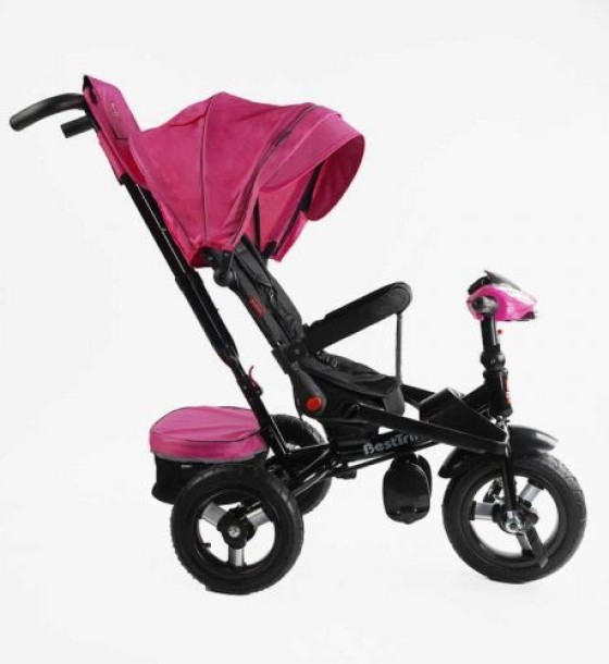 Велосипед 6088 F Best Trike (1) ПОВОРОТНЕ СИДІННЯ, СКЛАДНЕ КЕРМО, ФАРА МУЗИЧНА З USB,Bluetooth НАДУВНІ КОЛЕСА, ПУЛЬТ ВКЛЮЧЕННЯ СВІТЛА І ЗВУКУ