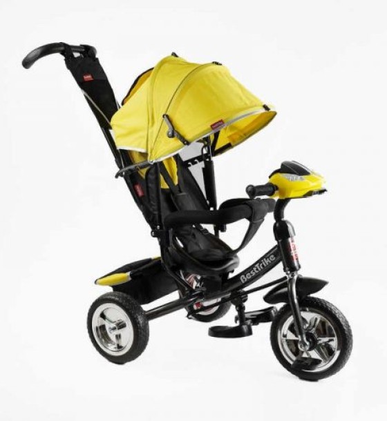 Велосипед 3-х колісний 6588 Best Trike (1) КОЛЕСО ПІНА, d=25см переднє, d=20см задні, фара музична, USB, Bluetooth, в коробці