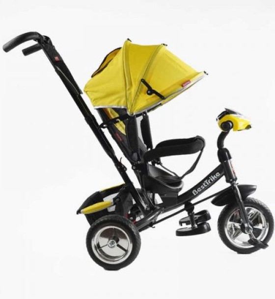 Велосипед 3-х колісний 6588 Best Trike (1) КОЛЕСО ПІНА, d=25см переднє, d=20см задні, фара музична, USB, Bluetooth, в коробці