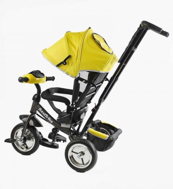 Велосипед 3-х колісний 6588 Best Trike (1) КОЛЕСО ПІНА, d=25см переднє, d=20см задні, фара музична, USB, Bluetooth, в коробці