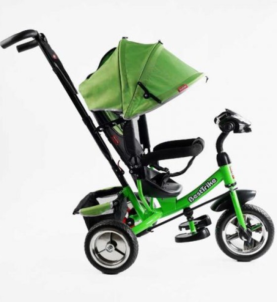 Велосипед 3-х колісний Best Trike (1) КОЛЕСО ПІНА, d=25см переднє, d=20см задні, фара музична, USB, Bluetooth, в коробці
