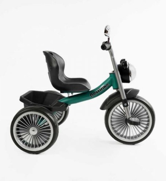 Велосипед 3-х колісний Best Trike (1) колеса EVA переднє 10’’, заднє 8’’, сталева рама, УКР. ОЗВУЧУВАННЯ, кошик, в коробці