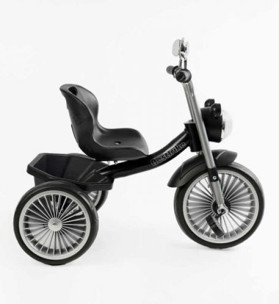 Велосипед 3-х колісний BS-67800 Best Trike (1) колеса EVA переднє 10’’, заднє 8’’, сталева рама, УКР. ОЗВУЧУВАННЯ, кошик, в коробці