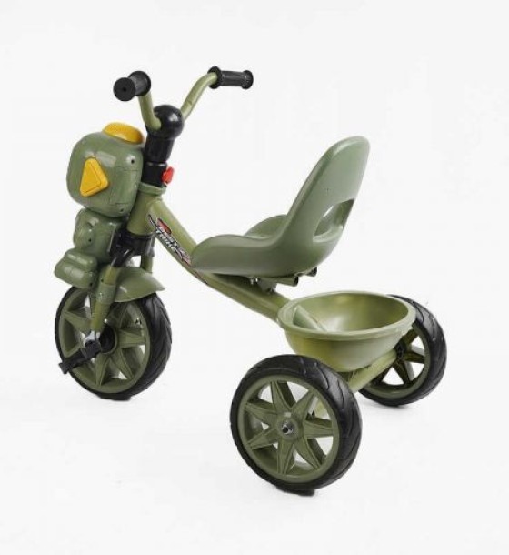 Велосипед 3-х колісний BS-50570 Best Trike (1) колеса EVA переднє 10’’, заднє 8’’, сталева рама, УКР. ОЗВУЧУВАННЯ, кошик, в коробці