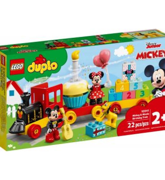 Конструктор LEGO DUPLO Святковий потяг Мікі та Мінні (10941)
