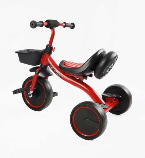 Велосипед 3-х колісний BS-44105 Best Trike (1) колеса EVA переднє 10’’, заднє 8’’, сталева рама, УКР.ОЗВУЧУВАННЯ, світло, кошик, в коробці