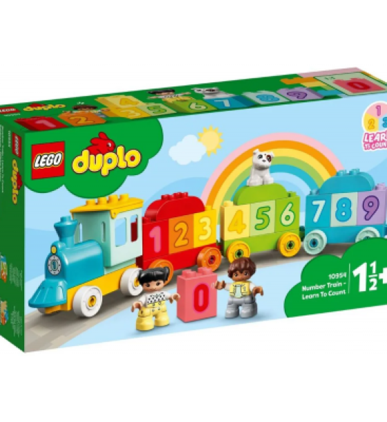 Конструктор LEGO Duplo Потяг із цифрами — вчимося рахувати 23 деталі (10954)