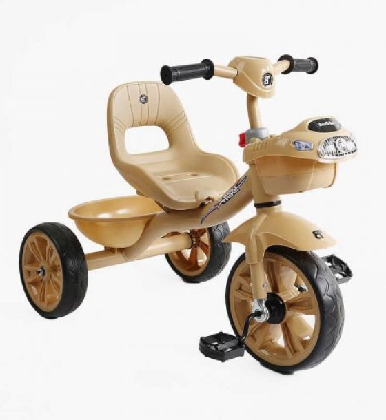 Велосипед 3-х колісний BS-60530 Best Trike (1) колеса EVA переднє 10’’, заднє 8’’, сталева рама, УКР. ОЗВУЧУВАННЯ, кошик, в коробці