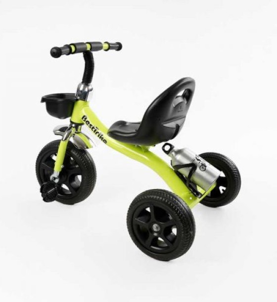 Велосипед 3-х колісний "Best Trike" (сталева рама, колеса EVA, переднє d=10’’, заднє d=8’’, кошик, пляшечка, в коробці)
