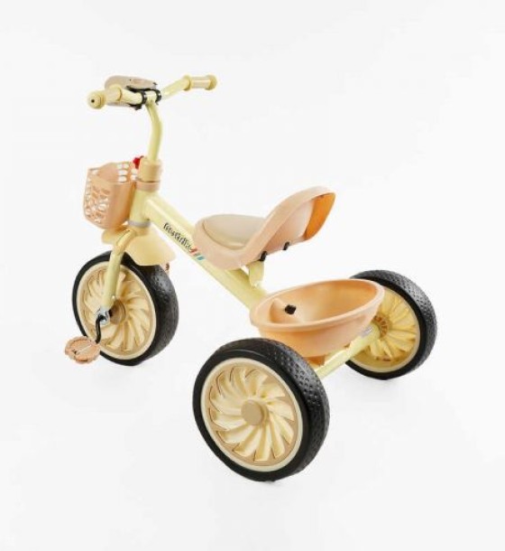 Велосипед 3-х колісний BS-33260 Best Trike (1) колеса EVA переднє 12’’, заднє 10’’, сталева рама, УКР. ОЗВУЧУВАННЯ, світло, 2 кошики, в коробці
