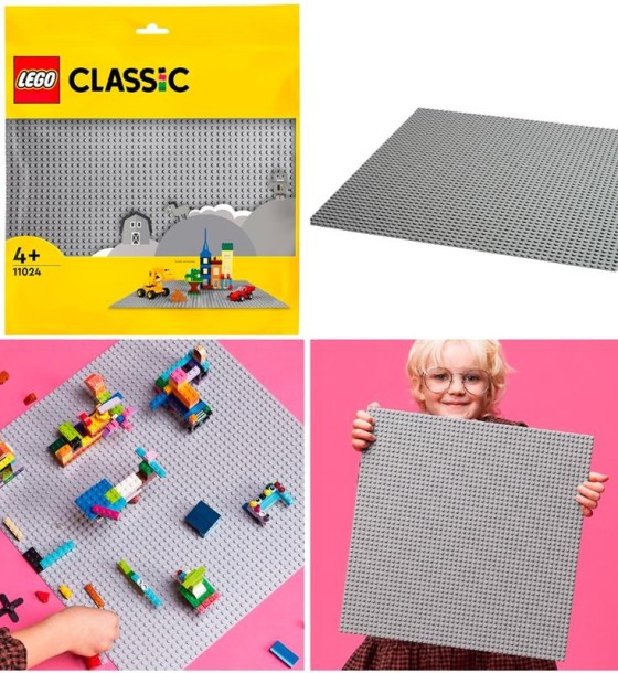 Конструктор LEGO Classic Базова пластина сірого кольору (11024)