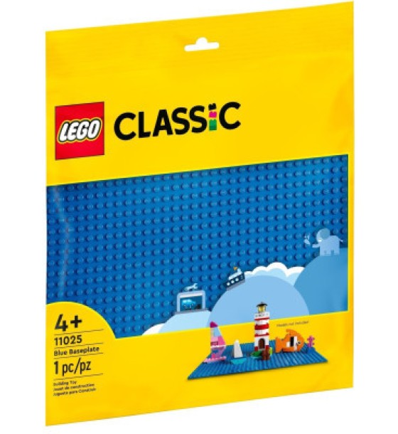 Конструктор LEGO Classic Базова пластина синього кольору (11025)