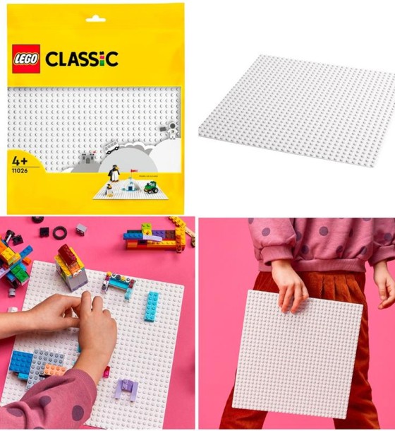 Конструктор LEGO Classic Базова пластина білого кольору (11026)