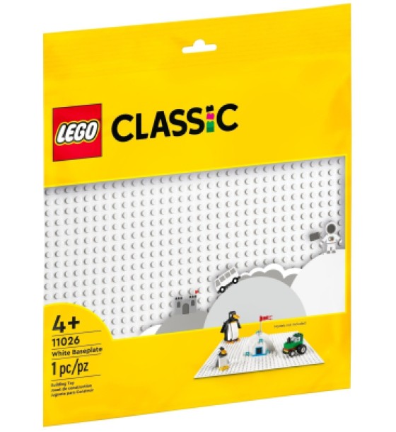 Конструктор LEGO Classic Базова пластина білого кольору (11026)