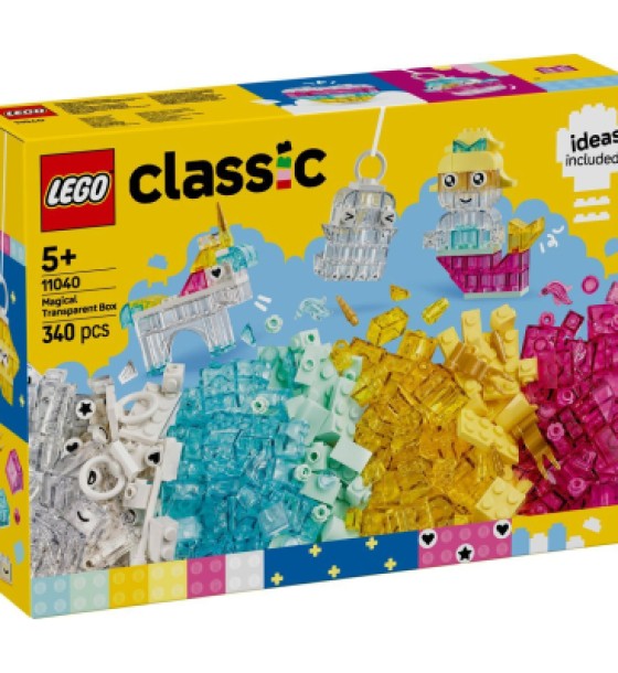 Конструктор LEGO Classic Чарівна прозора коробка (11040)