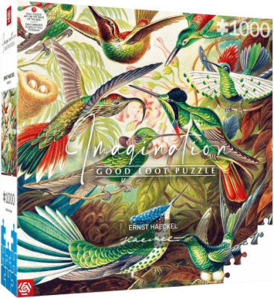 Пазл GoodLoot Imagination: Ernst Haeckel Hummingbirds/Kolibry 1000 елементів (5908305246794)